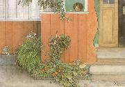 Carl Larsson Suzanne on the Front Stoop oil painting on canvas